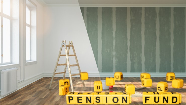 Per ristrutturare casa puoi chiedere anticipo fondo pensione fino al 75%