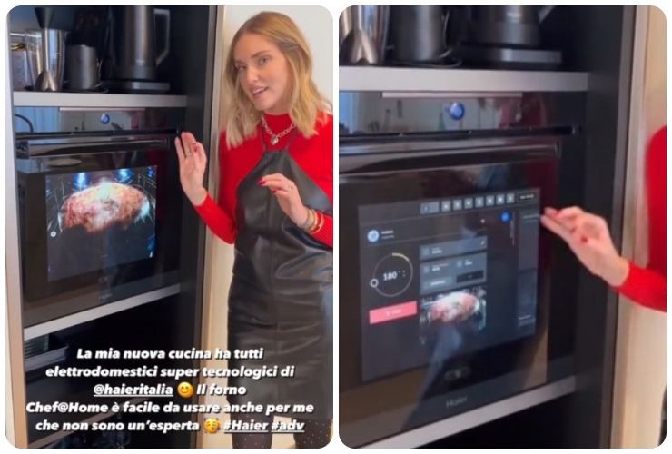 La cucina di Chiara Ferragni: il forno