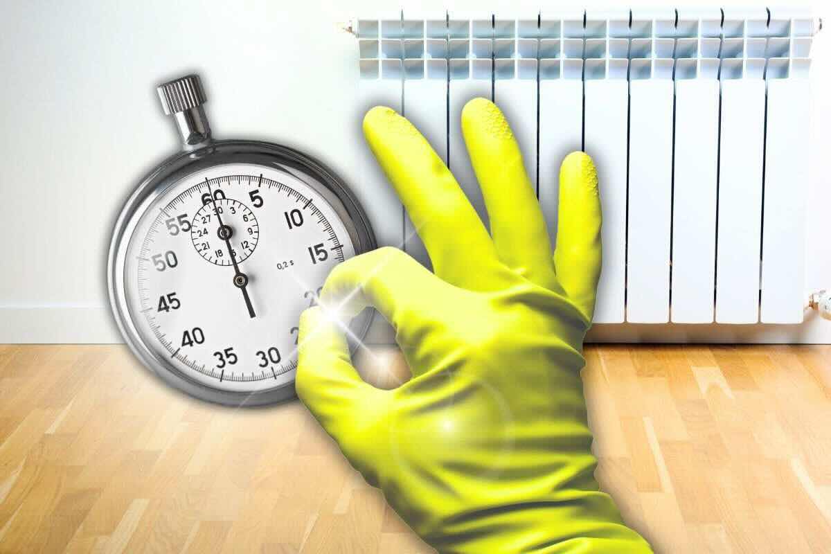 Termosifoni: come pulirli in 1 minuto