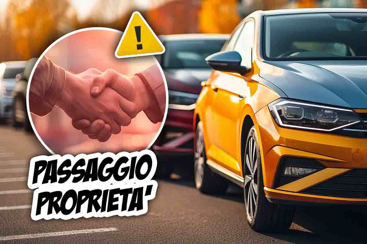 Passaggio di proprietà auto