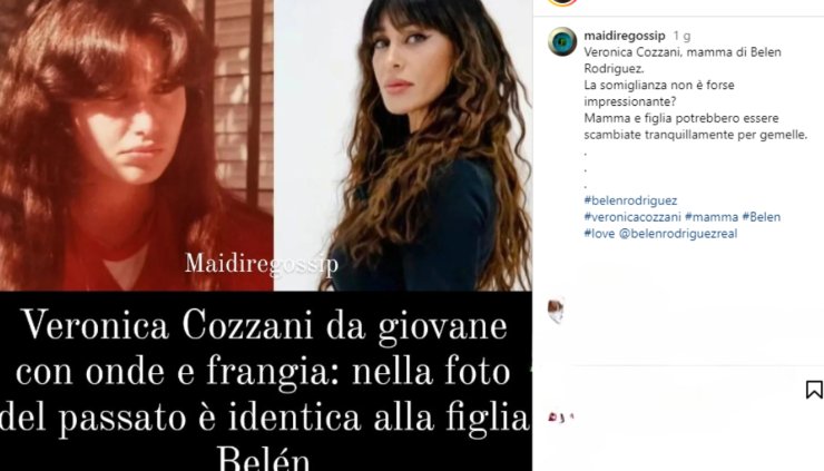 Veronica Cozzani da giovane