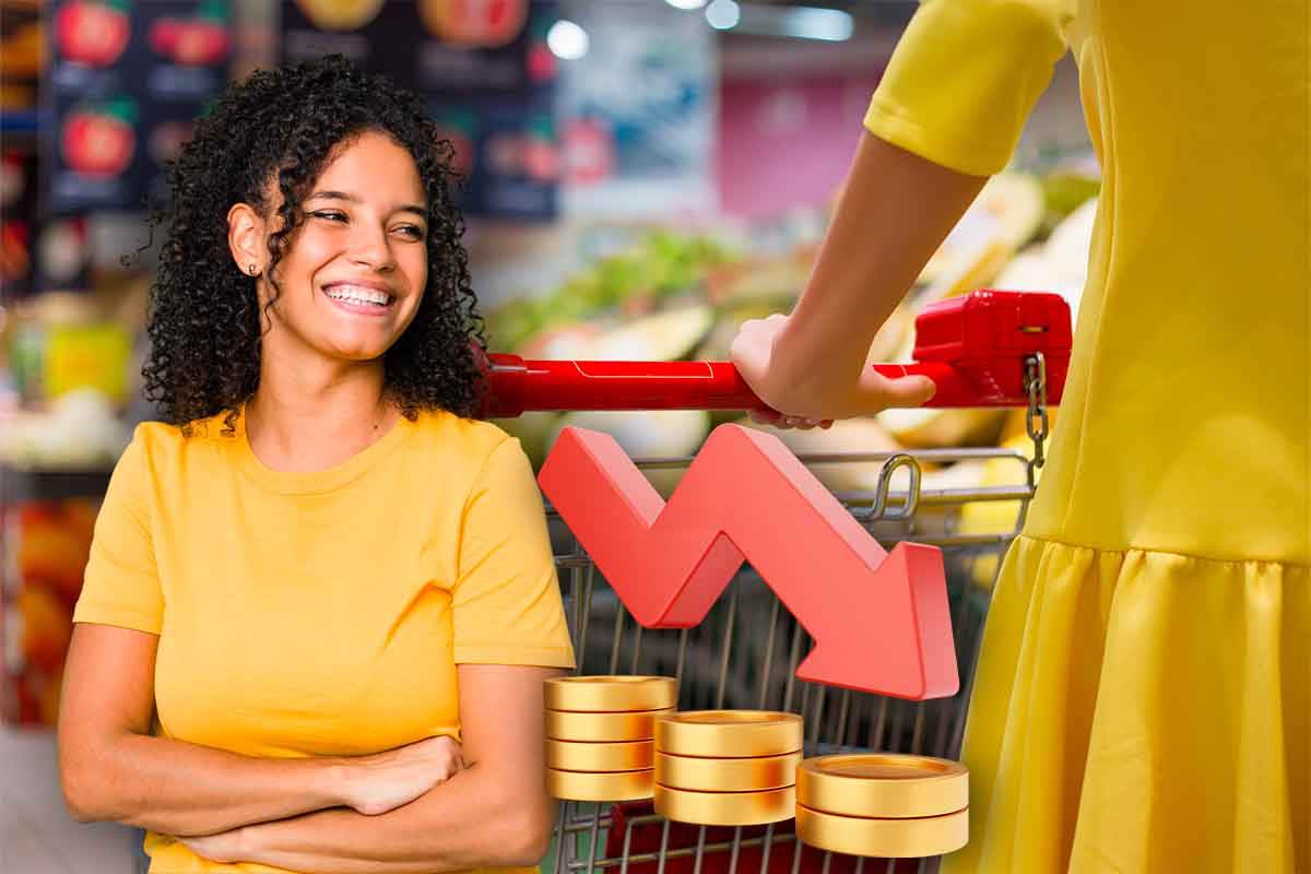 spesa supermercato si abbassano i prezzi di alcuni prodotti di prima necessità