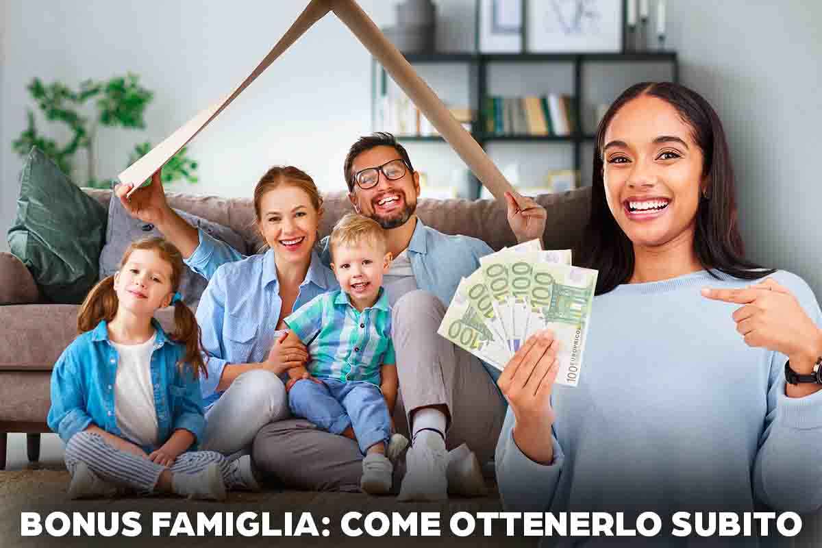 Nuovo bonus da €300 a famiglia