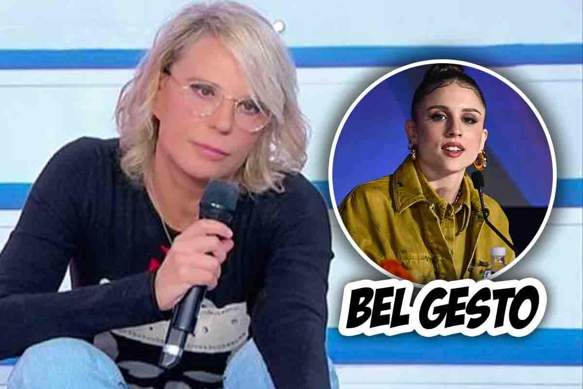 Maria De Filippi: il gesto dopo la vittoria di Angelina al Festival