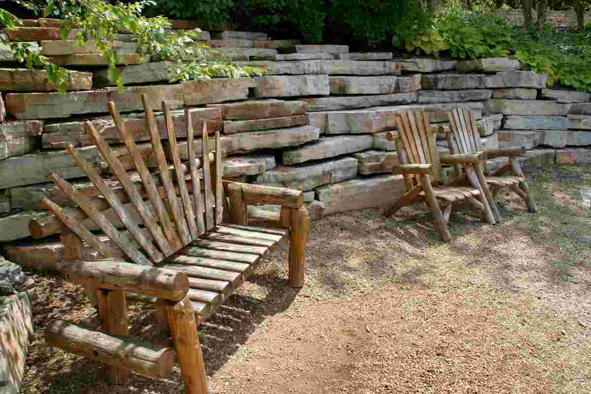 panchine da giardino fai-da-te