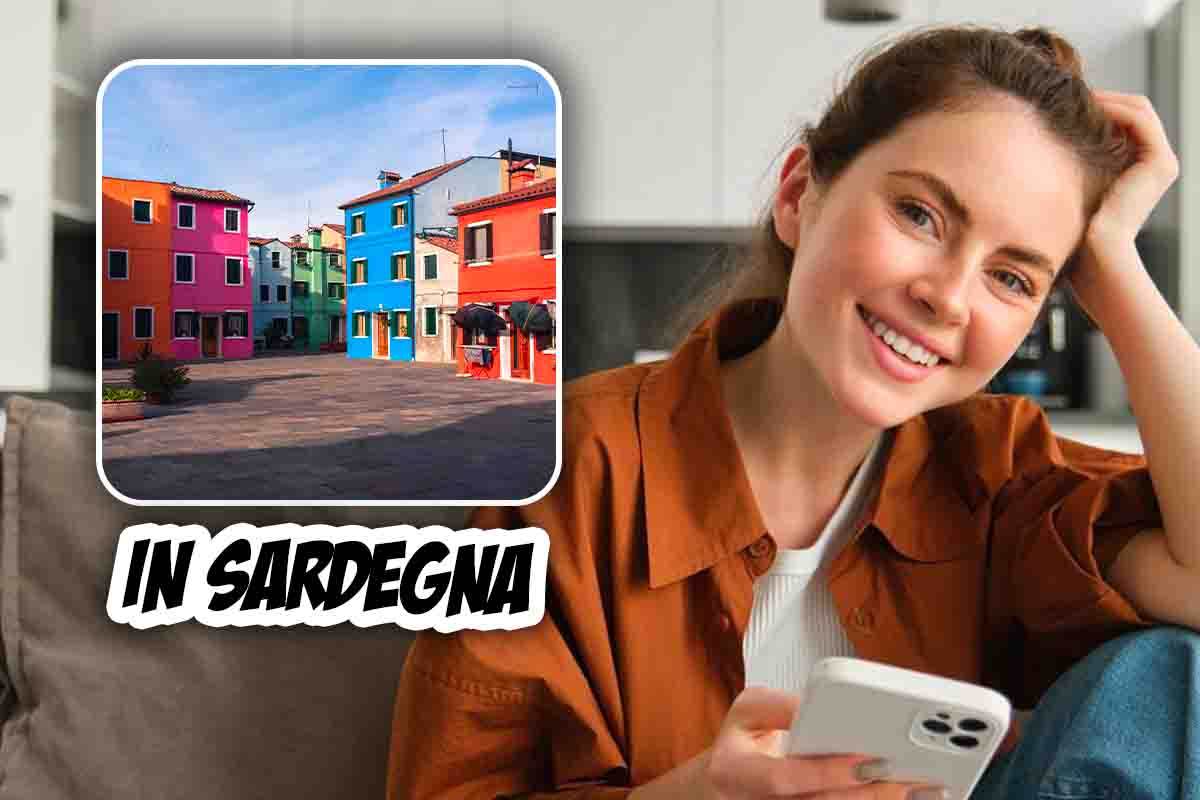 borgo Sardegna case colorate