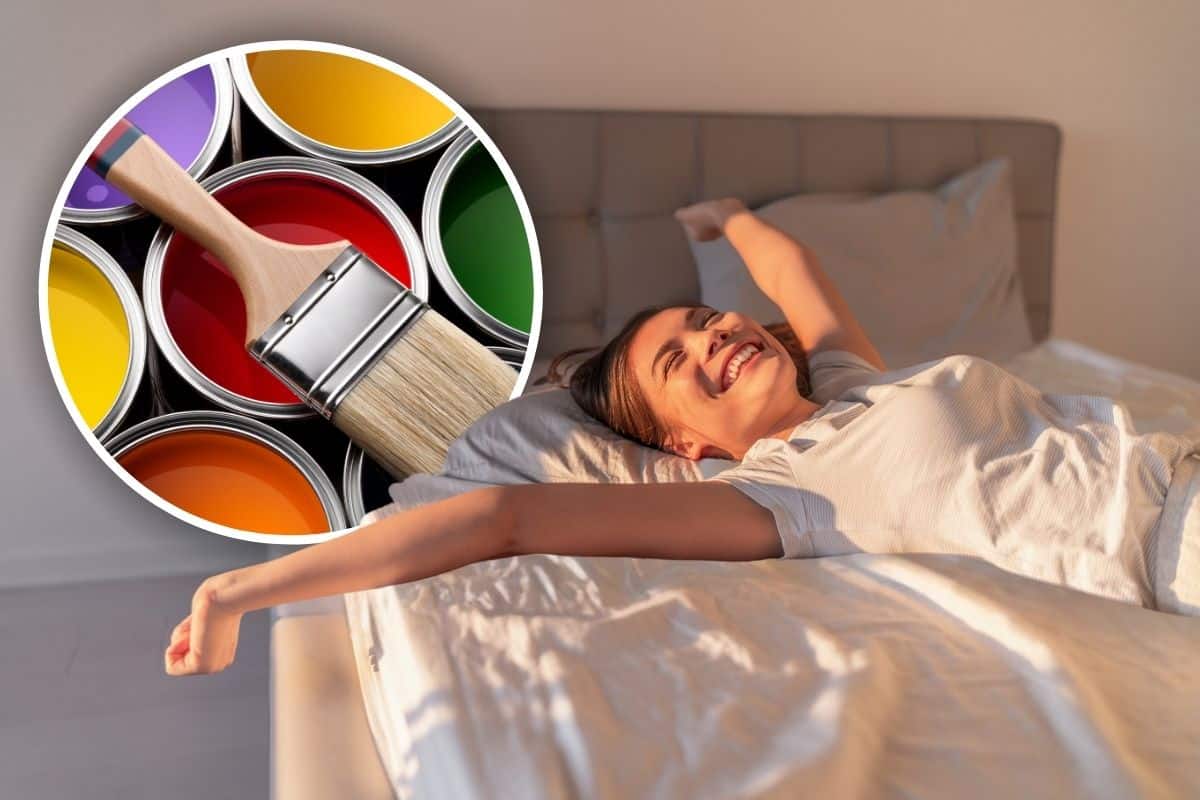 Colore perfetto della camera da letto per riposare bene