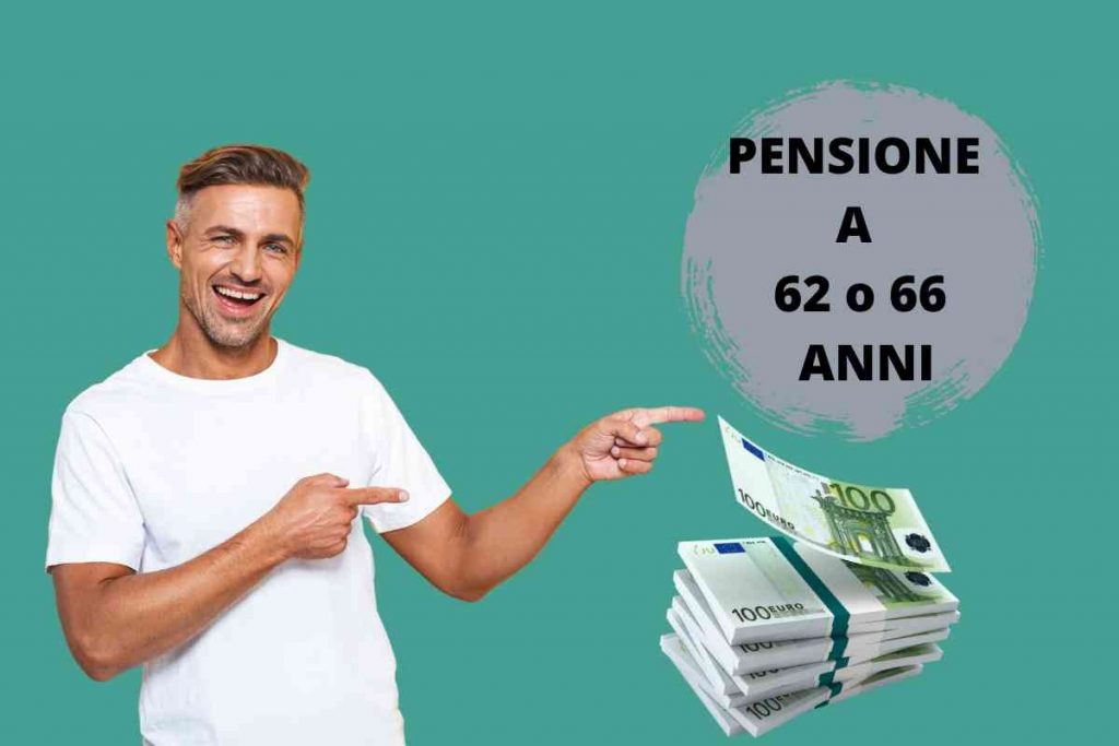 pensione tra 62 e 66 anni